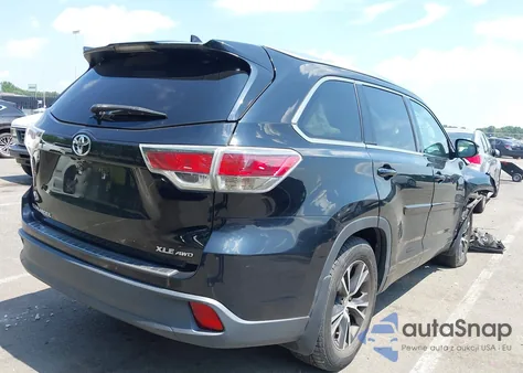 2016 Toyota Highlander Xle V6 z USA, uszkodzony, nr VIN 5TDJKRFH0GS313735